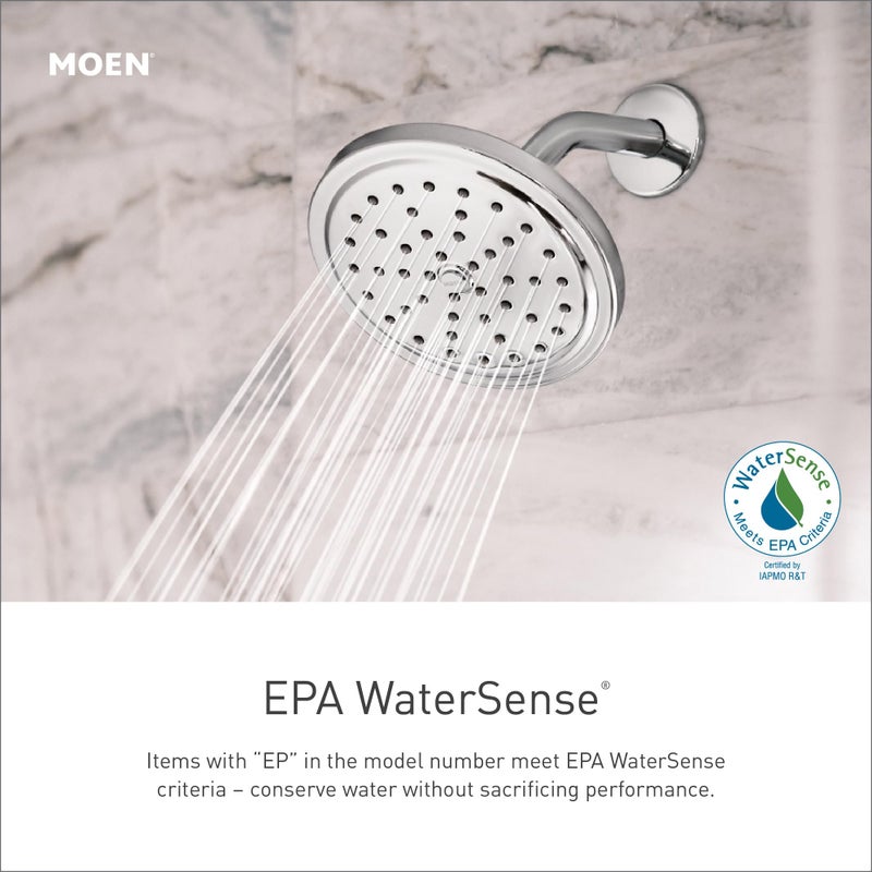 Moen Eco-Performance Chrome Four-Function Removable Handheld Showerhead with 69-Inch-Long Hose and Wall-Mounted Slide Bar, 3667EP - Image 3